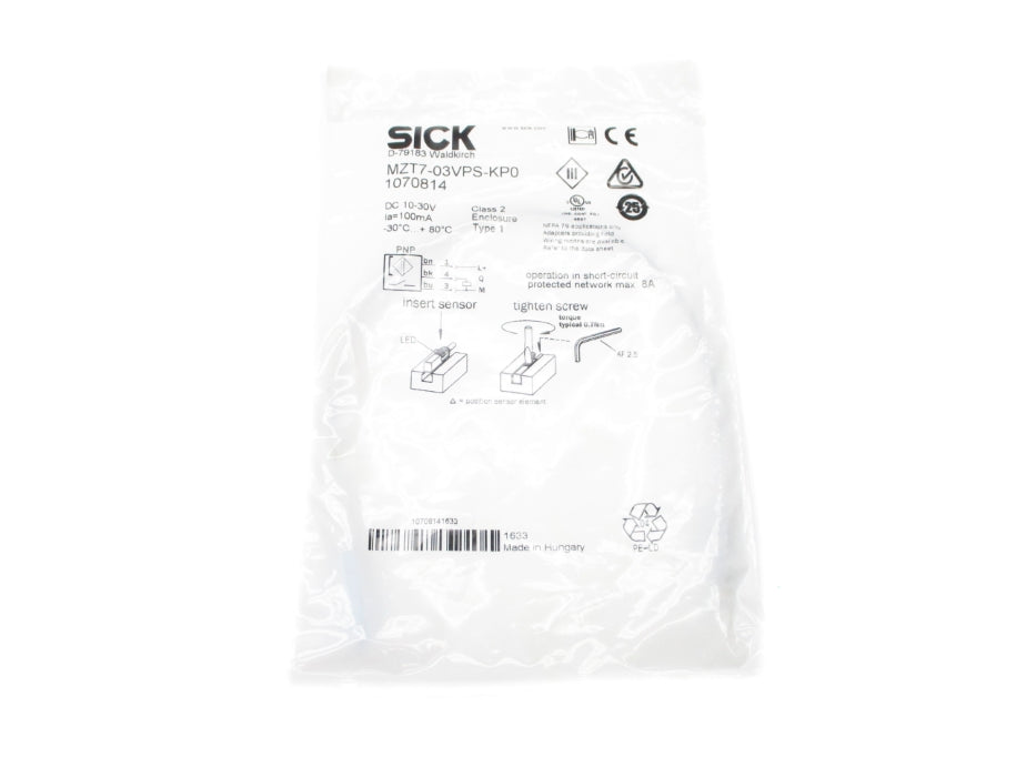 SICK MZT7-03VPS-KP0 1070814 10-30VDC NSMP