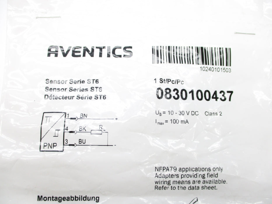 AVENTICS 0830100437 NSMP
