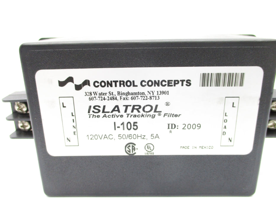CONTROL CONCEPTS I-105 NSNP