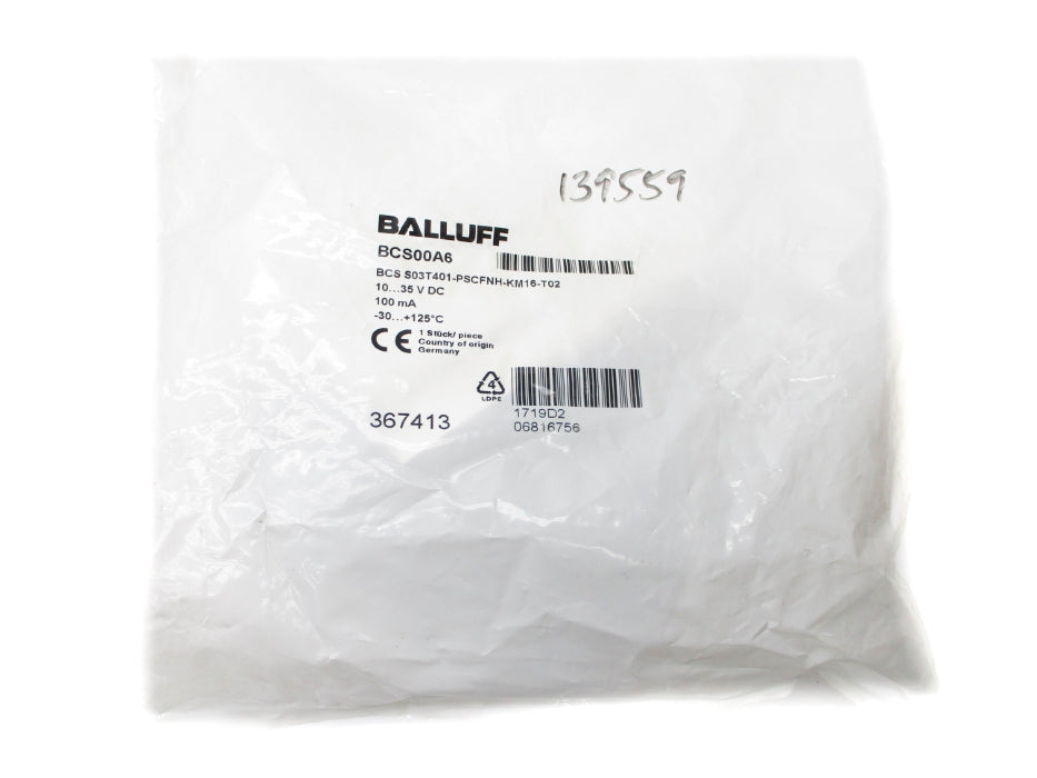 BALLUFF BCSS03T401-PSCFNH-KM16-T02 BCS00A6 NSMP