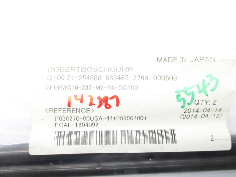 ROBERT BOSCH SFHRWS10-232-M6-N6-SC100 (PKG OF 2) NSMP