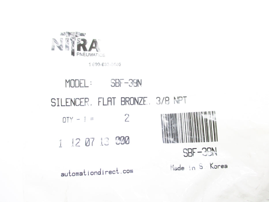 NITRA SBF-38N (PKG OF 2) NSMP