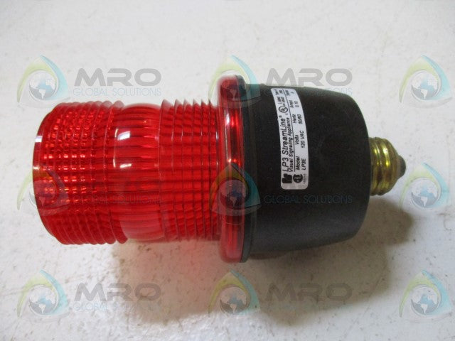 FEDERAL SIGNAL LP3E-120R RED STROBE SIGNALING LIGHT *NEW IN BOX*
