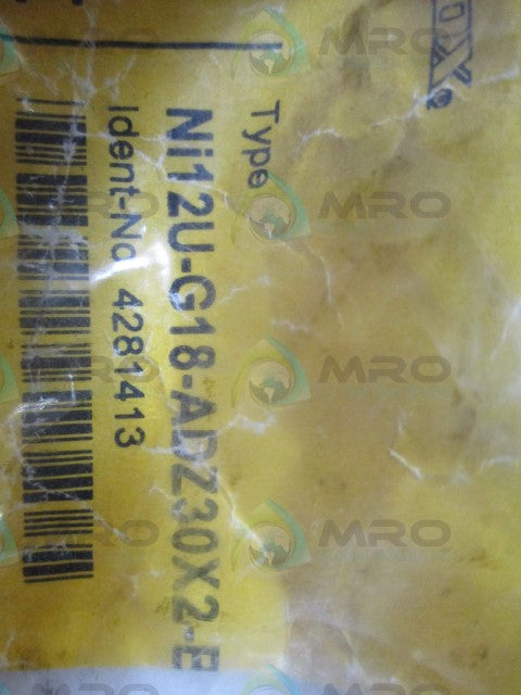 TURCK Ni12U-G18-ADZ30X2-B1331 PROXIMITY SENSOR *NEW IN FACTORY BAG*