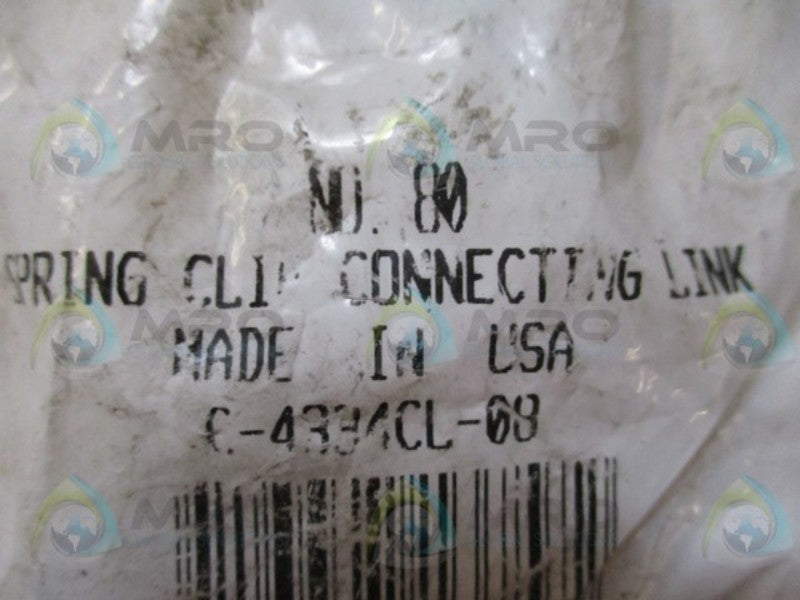 DIAMOND CHAIN C-4334CL-08 CHAIN LINK  *NEW IN FACTORY BAG*