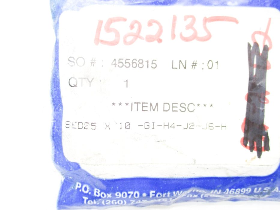 PHD SED25X10-GI-H4-J2-J6-H NSMP