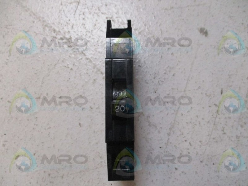 THOMAS & BETTS Q120 CIRCUIT BREAKER 20A *USED*
