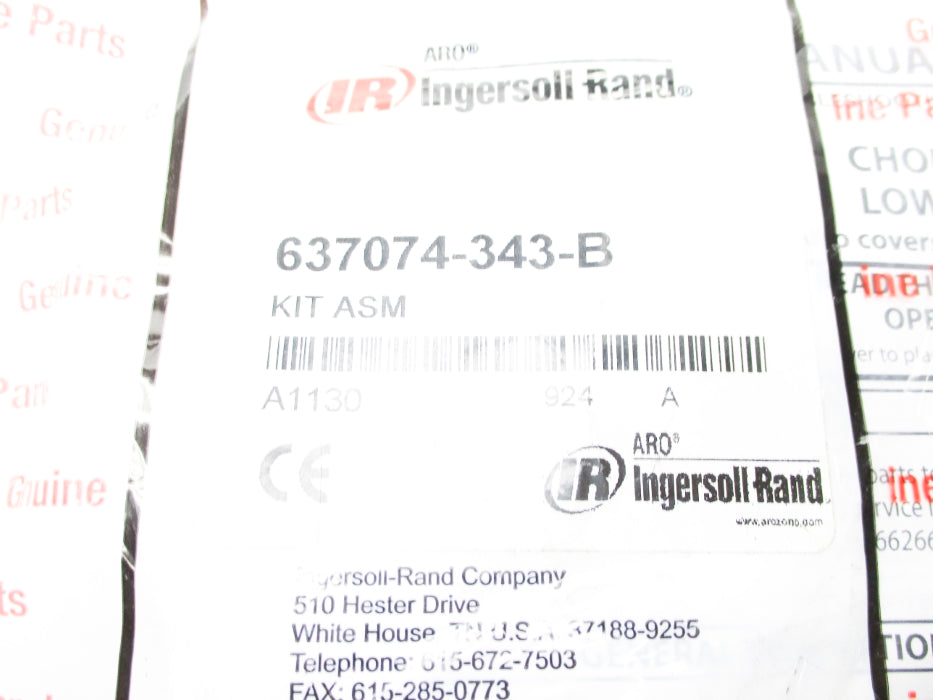 INGERSOLL RAND 637074-343-B NSMP