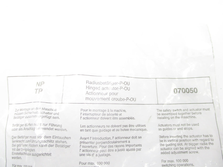 EUCHNER 070050 NSMP