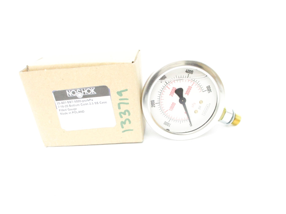 NOSHOK 25-901-SST-5000-PSI/KPA 5000PSI NSMP