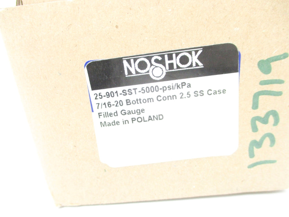 NOSHOK 25-901-SST-5000-PSI/KPA 5000PSI NSMP