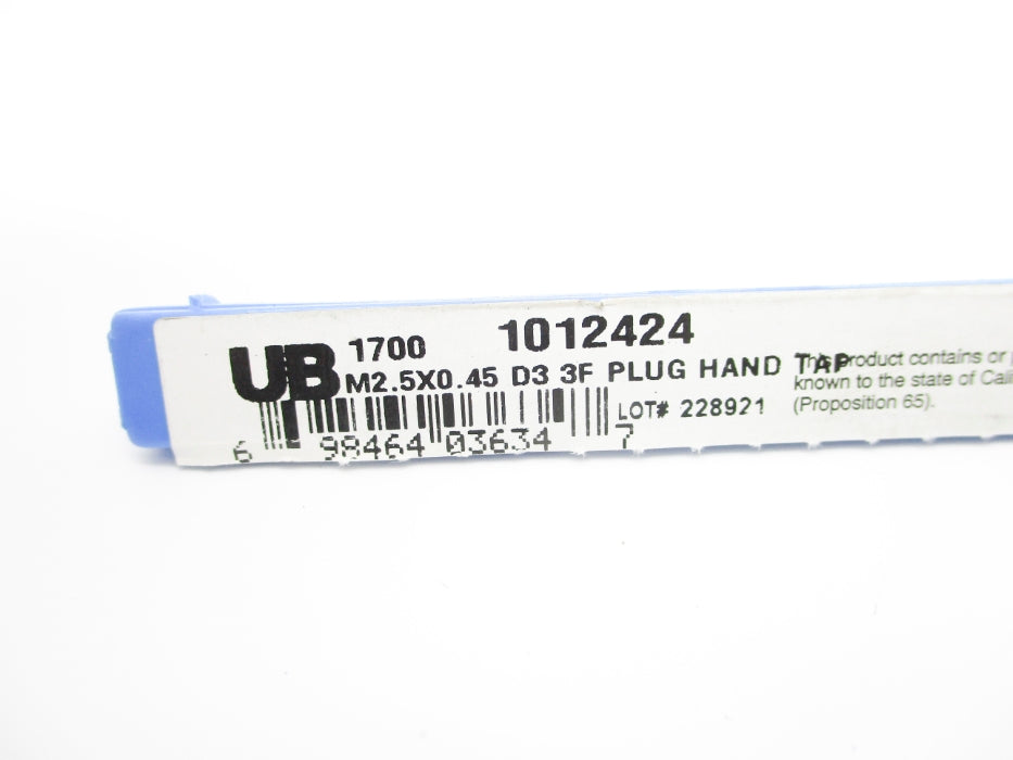 UB 1012424 M2.5X0.45D33F NSMP