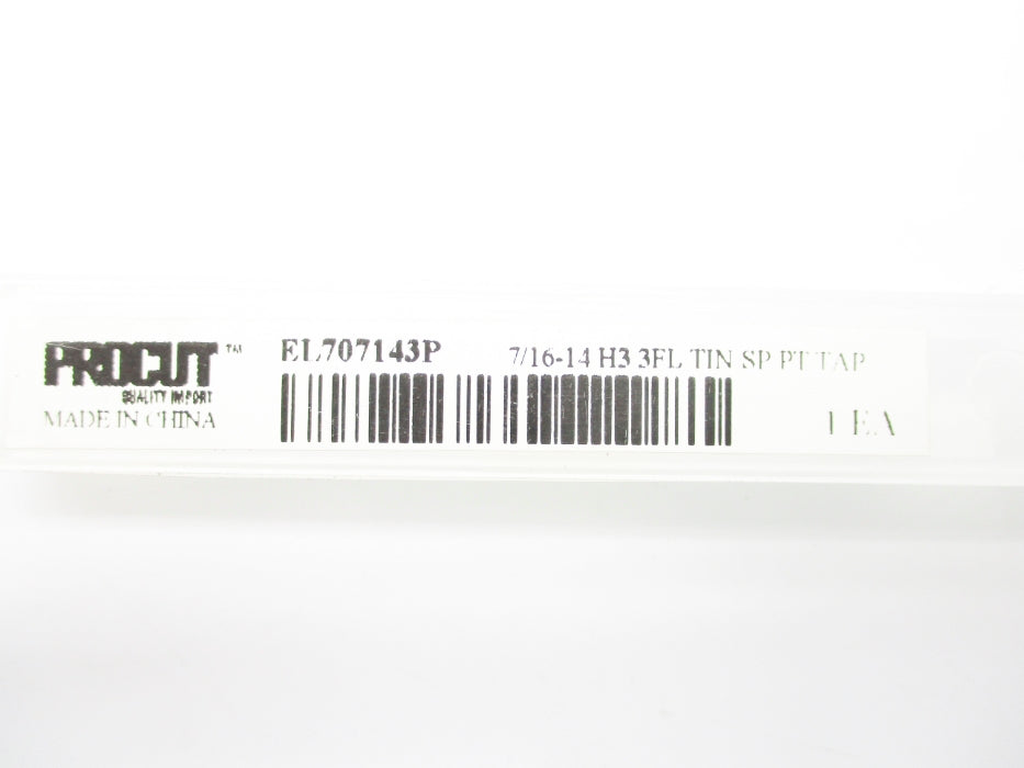 PROCUT EL707143P 7/16-14H33FL NSMP