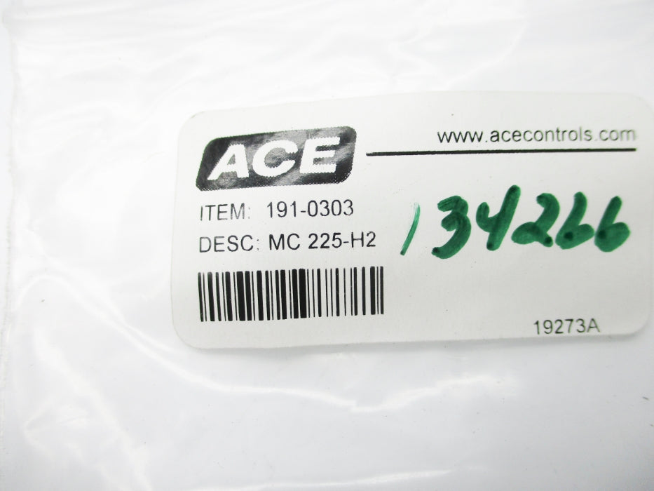 ACE CONTROLS 191-0303 MC225-H2 NSMP