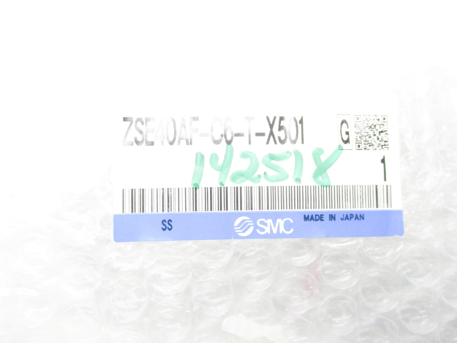 SMC ZSE40AF-C6-T-X501 NSMP