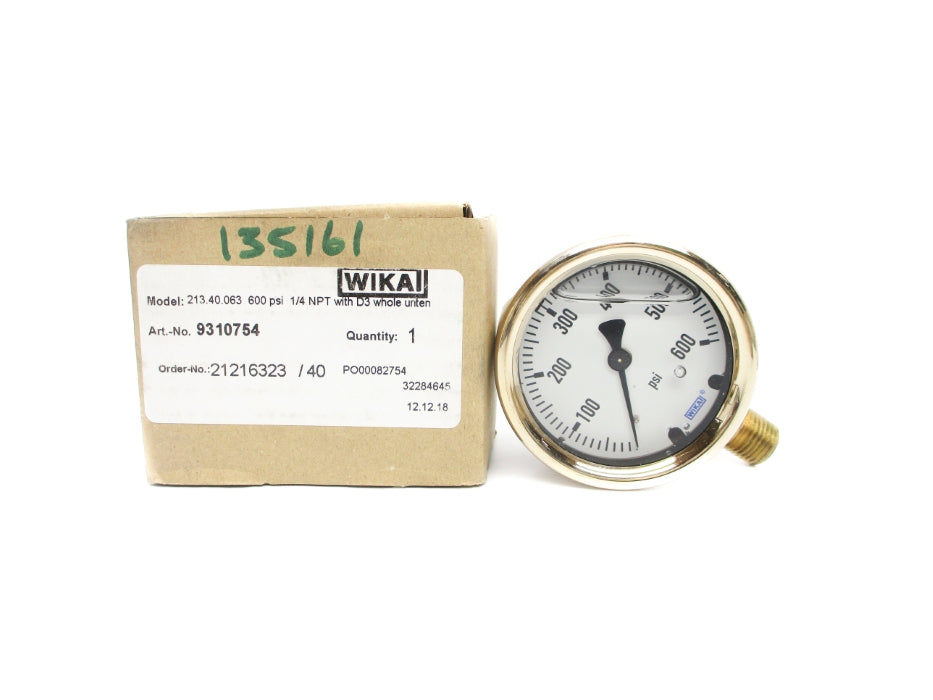 WIKA 9310754 600PSI NSMP