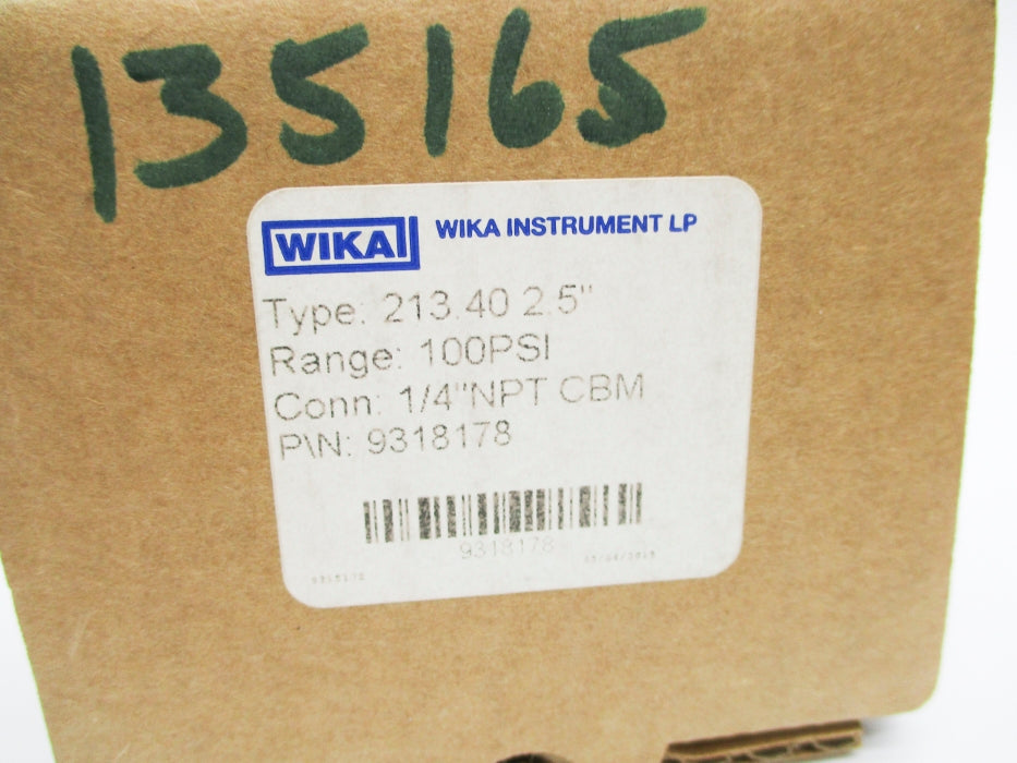 WIKA 9318178 100PSI NSMP