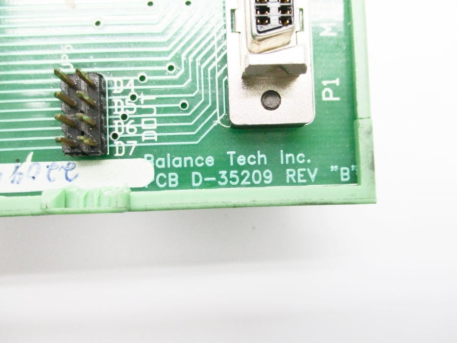 BALANCE TECHNOLOGY D-35209 REV. B UNMP