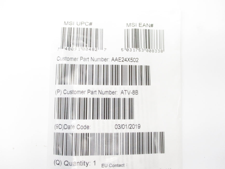 INDUSTRIAL MRO AAE24X502 ATV-8B NSMP