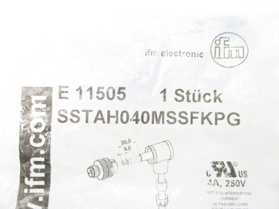 IFM EFECTOR SSTAH040MSSFKPG E11505 NSMP