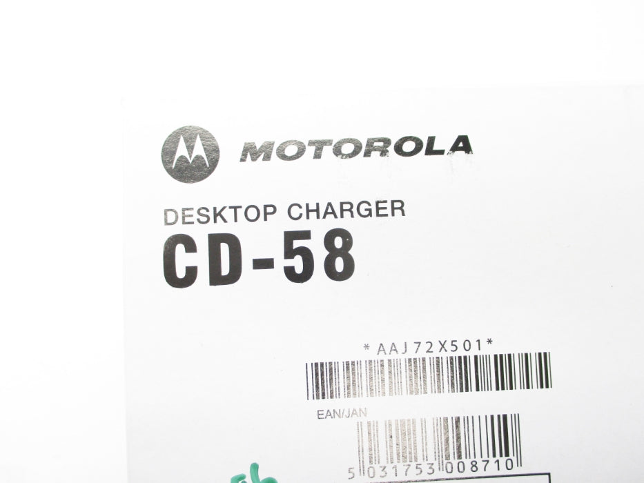 MOTOROLA CD-58 AAJ72X501 NSMP