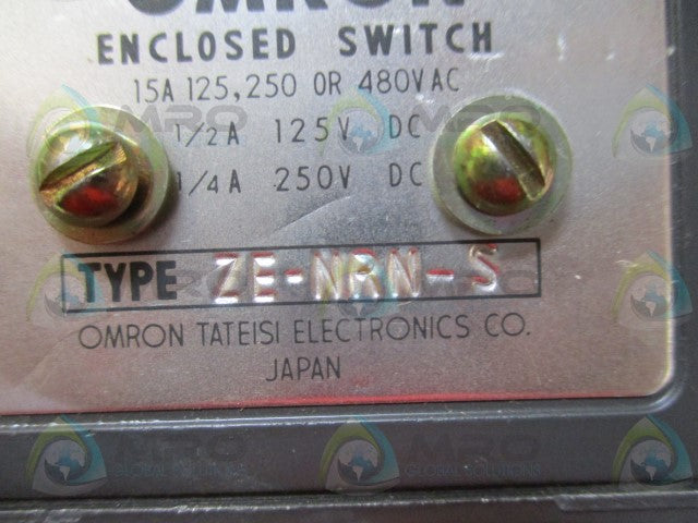 OMRON ZE-NRN-S ENCLOSED SWITCH *USED*