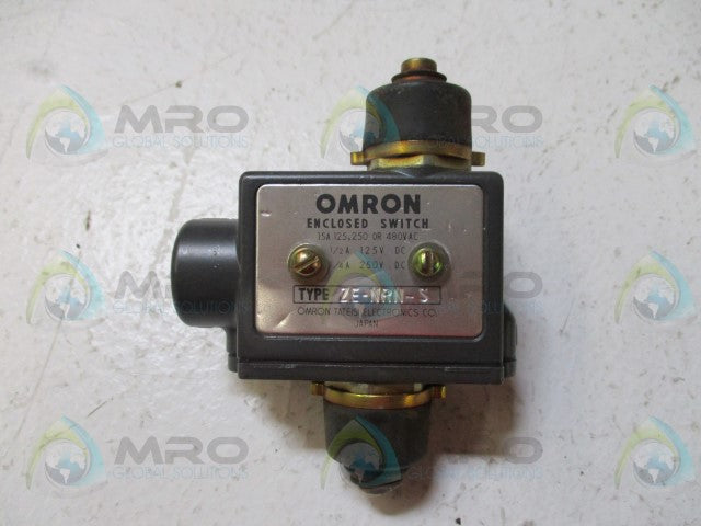 OMRON ZE-NRN-S ENCLOSED SWITCH *USED*