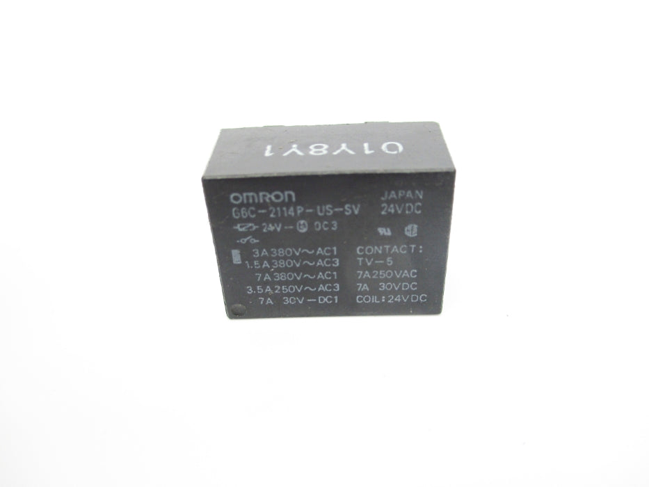 OMRON G6C-2114P-US-SV 24VDC 7A NSNP