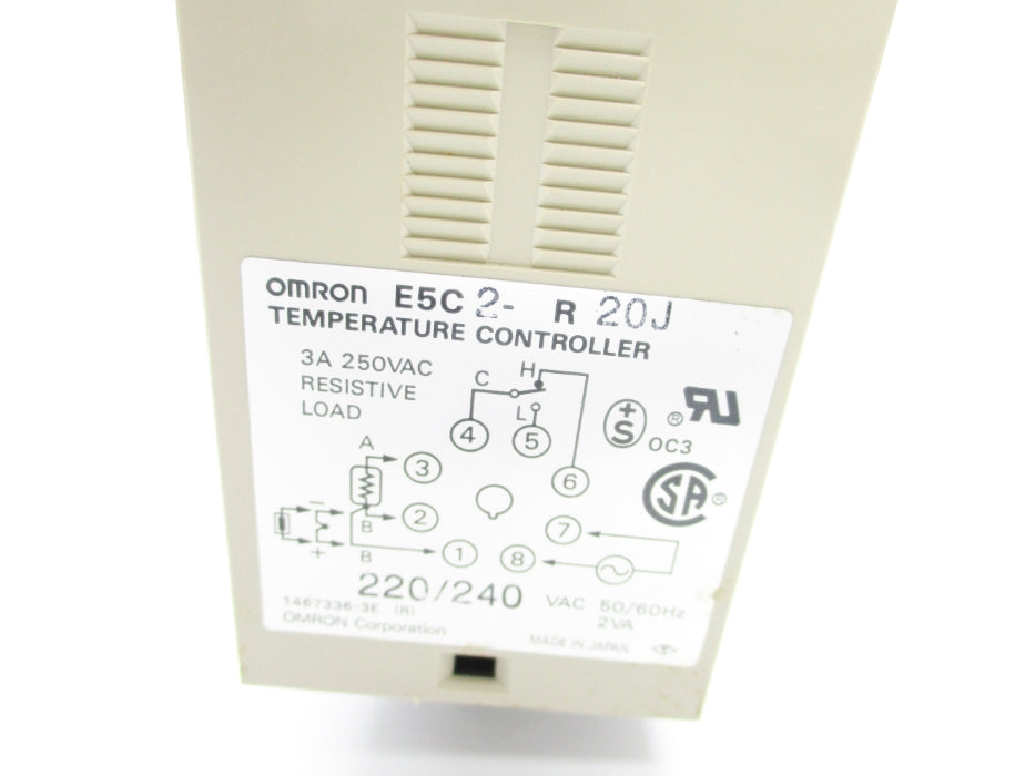 OMRON E5C2-R20J 400'C/700'F 220/240VAC NSNP