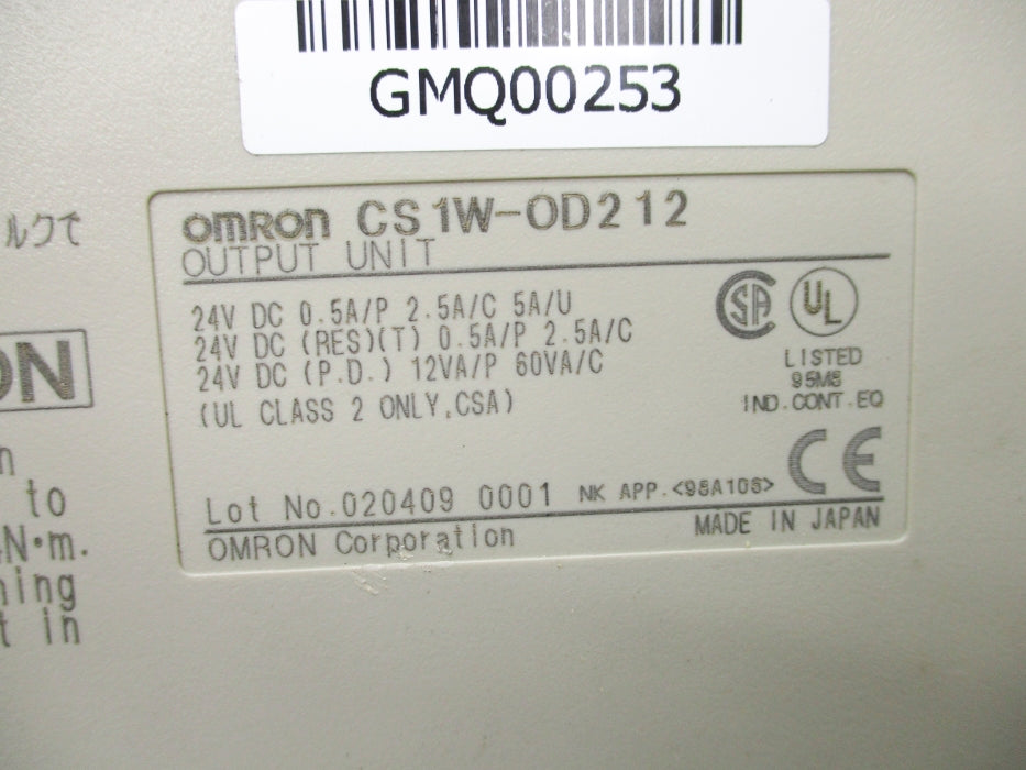 OMRON CS1W-OD212 NSNP