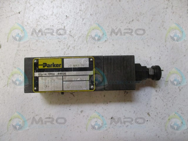 PARKER PRM2PP17KN-42 HYDRAULIC PRESSURE REDUCING VALVE *USED*