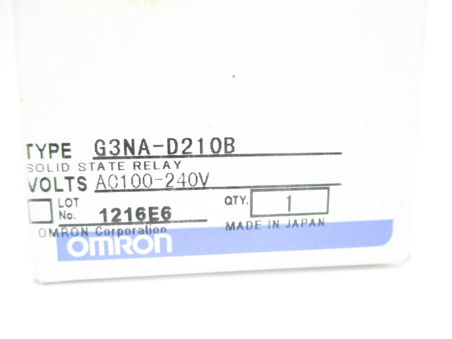OMRON G3NA-D210B 100-240V 10A NSMP
