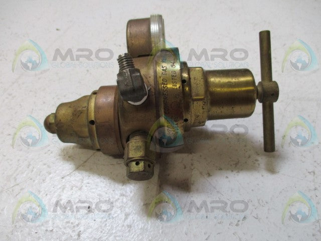 VICTOR VTS250C COMPRESSED GAS REGULATOR *USED*
