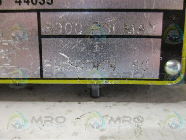 PARKER FM2DDKN50 HYDRAULIC FLOW CONTROL VALVE *USED*