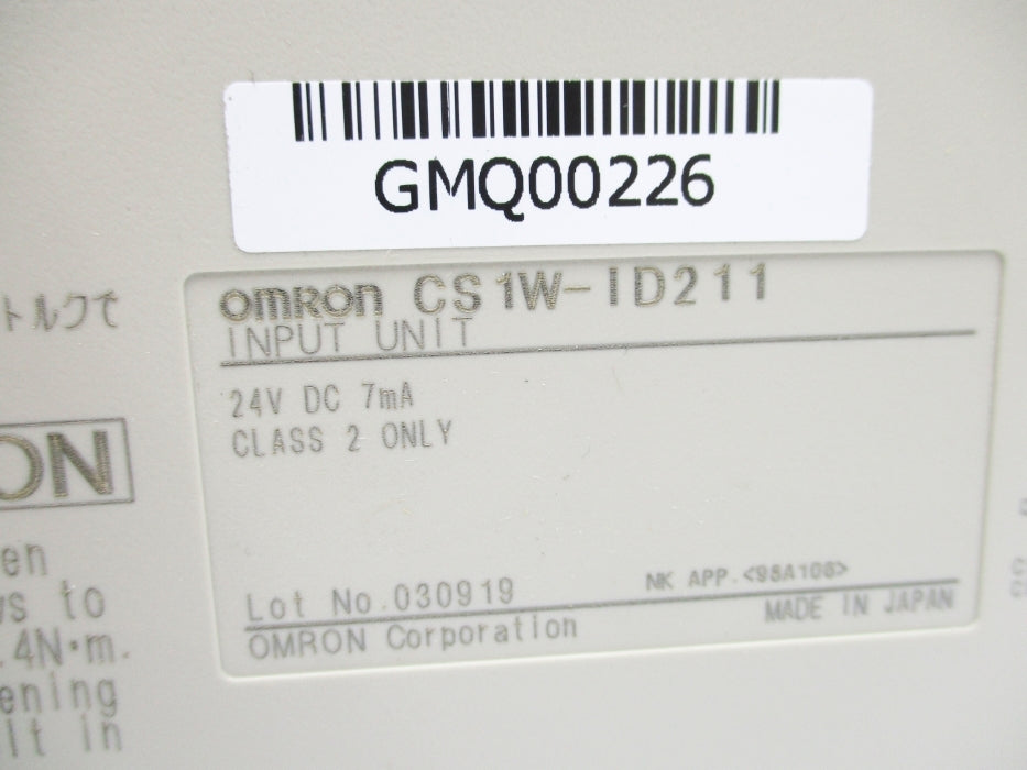 OMRON CS1W-ID211 NSNP