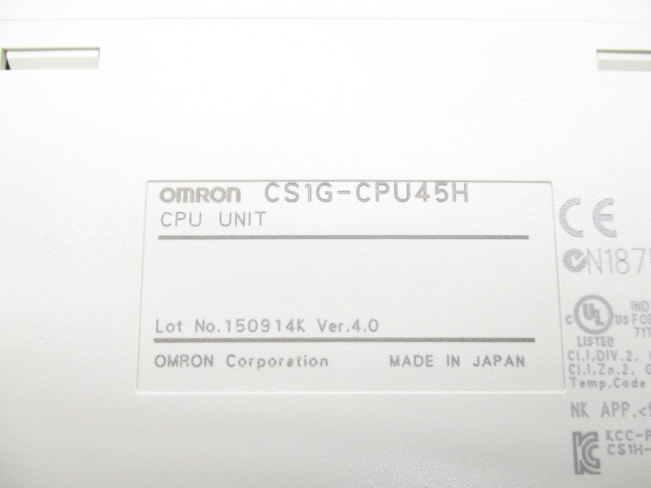 OMRON CS1G-CPU45H NSNP