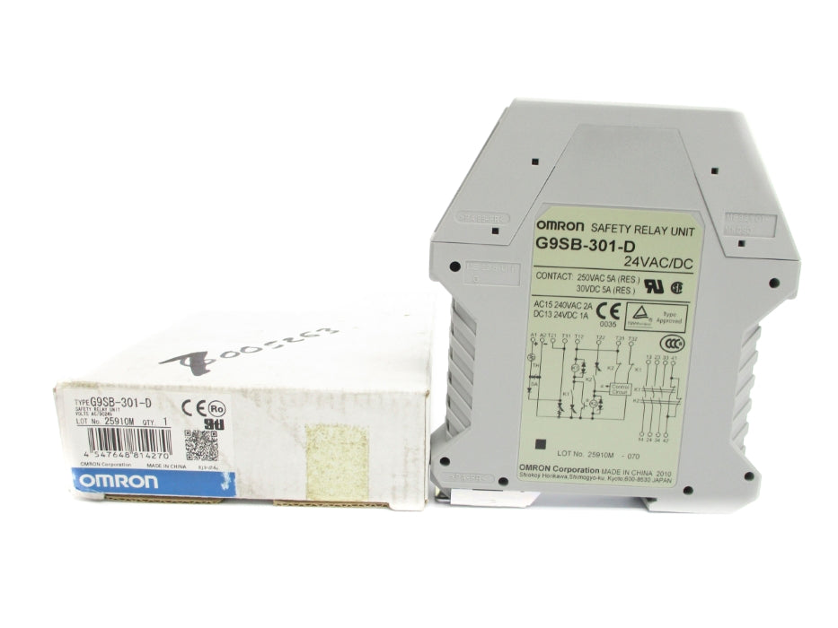 OMRON G9SB-301-D 24VAC/DC 5A NSMP