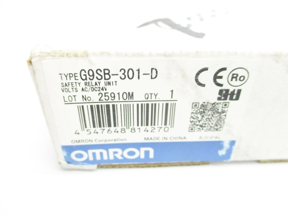 OMRON G9SB-301-D 24VAC/DC 5A NSMP
