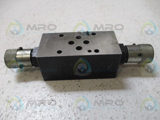 PARKER FM2D-20 HYDRAULIC VALVE *USED*