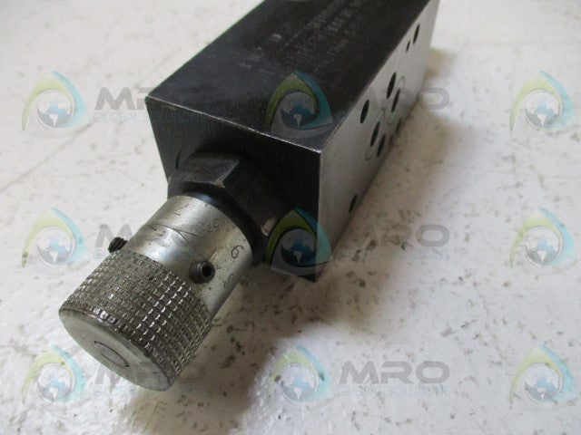 PARKER FM2D-20 HYDRAULIC VALVE *USED*
