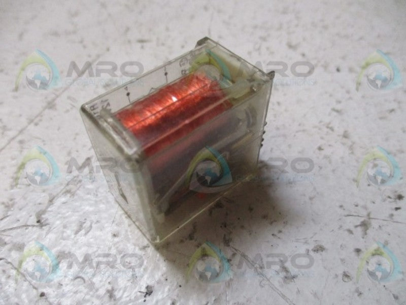 POTTER & BRUMFIELD R10-E1-X4-V185 RELAY 12VDC *USED*