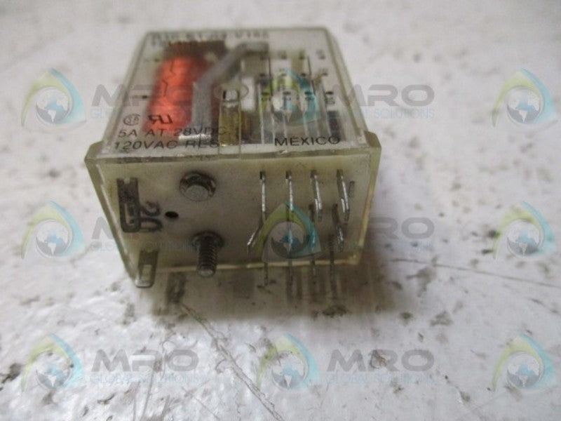 POTTER & BRUMFIELD R10-E1-X4-V185 RELAY 12VDC *USED*