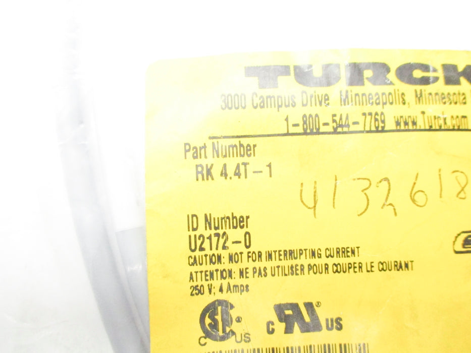 TURCK RK4.4T-1 U2172-0 NSMP