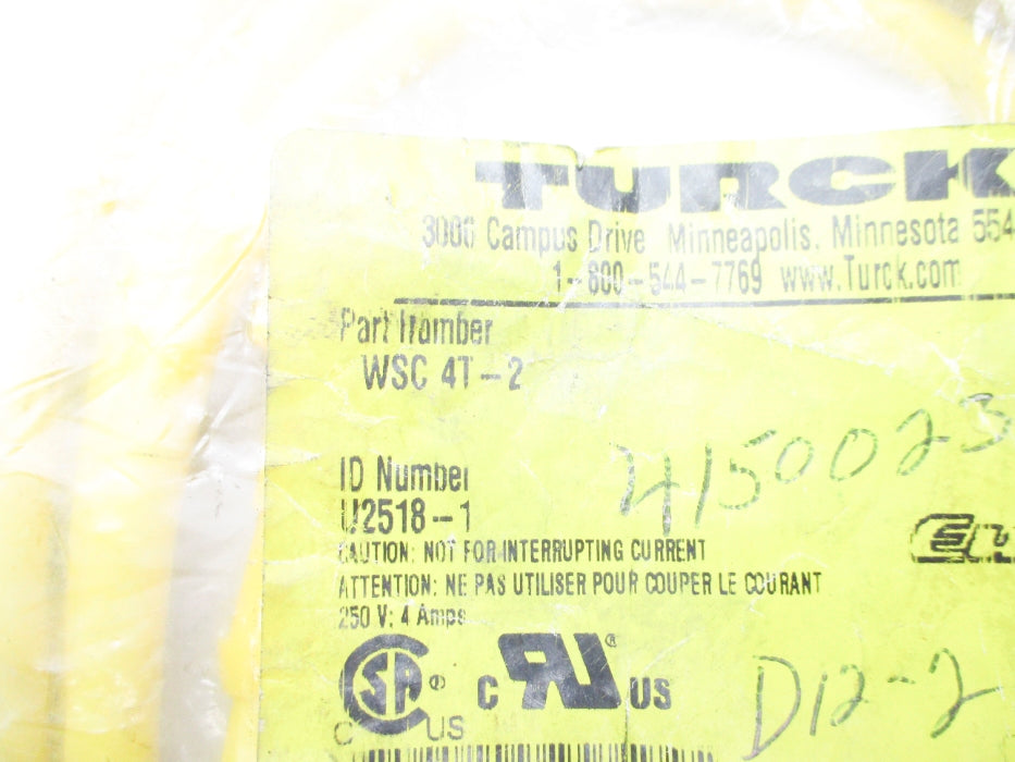 TURCK WSC4T-2 U2518-1 NSMP