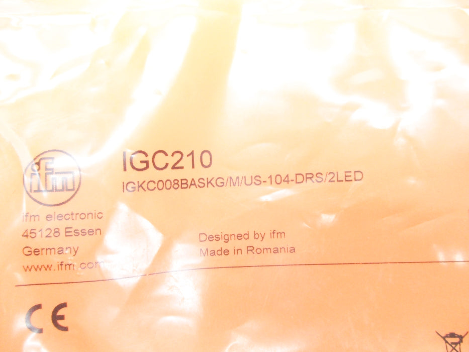 IFM EFECTOR IGKC008BASKG/M/US-104-DRS/2LED IGC210 10-30VDC NSMP