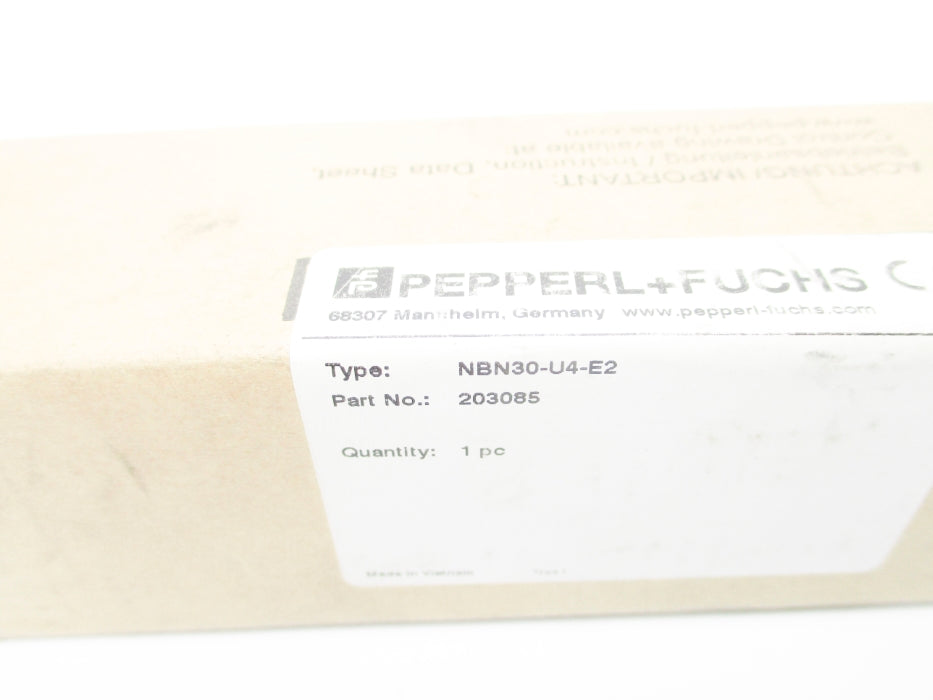 PEPPERL+FUCHS NBN30-U4-E2 203085 NSMP