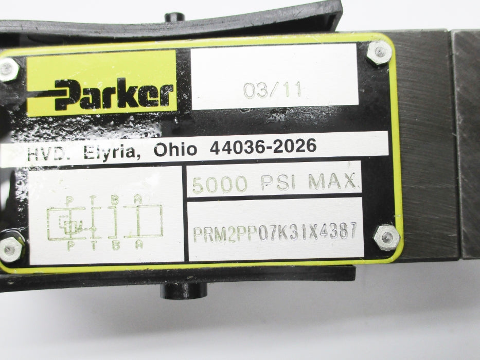 PARKER PRM2PP07K31X4387 5000PSI NSNP