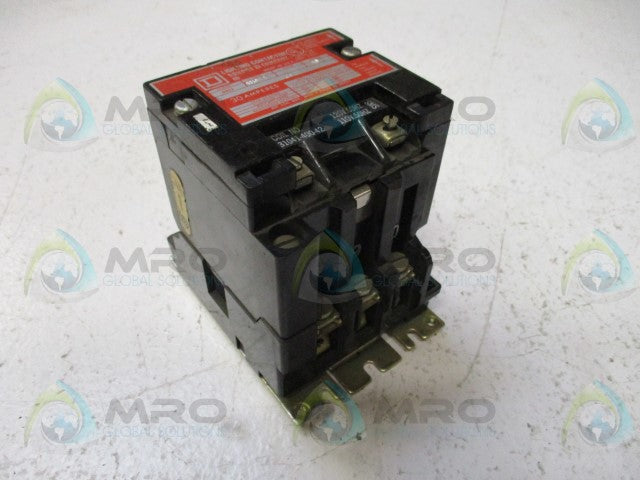 SQUARE D 8903-SMO 2 LIGHTING CONTACTOR 30A *USED*