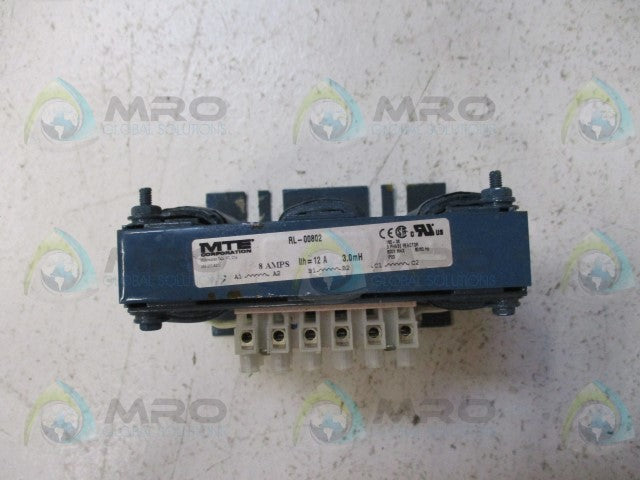 MTE RL-00802 3PHASE LINE REACTOR *USED*