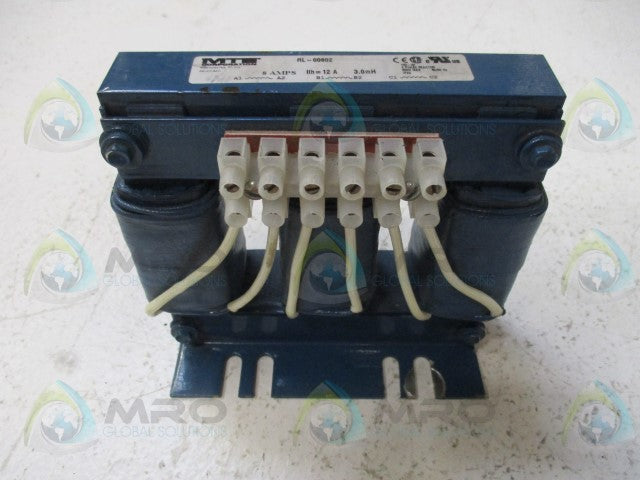 MTE RL-00802 3PHASE LINE REACTOR *USED*